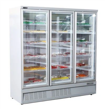 Дисплеј замрзивача са стакленим вратима